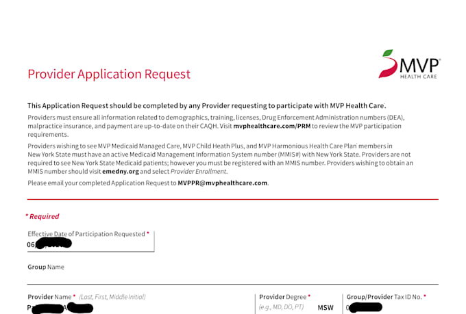 do credentialing, caqh, eft, edi enrollment and provider setup